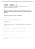 NURS 4150 Exam 2 2025&sol;2026 Questions and answers 