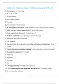 NUR 425 - MedSurg 2 Exam 1 &lbrack;Medical Surgical NUR 425&rsqb;&period; latest updated 2025