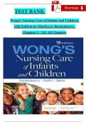 TEST BANK Wong&rsquo;s Nursing Care of Infants and Children 12th Edition by Marilyn J&period; Hockenberry&comma; Chapters 1 - 34 &vert; All Chapters
