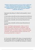 NEWEST CCRN EXAM CRAM ACTUAL EXAM LATEST 2025 WITH COMPLETE REAL QUESTIONS AND CORRECT DETAILED ANSWERS WITH RATIONALES &lpar;100&percnt; CORRECT VERIFIED SOLUTIONS&rpar; A NEW UPDATED VERSION &vert;ALREADY GRADED A&plus;