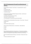 NSG 122 Fundamentals of Nursing Exam 4 Questions and Answers&period;