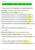 Bartender Final Exam Questions With 100&percnt; Correct Answers&lpar;2025&sol;2026&rpar;