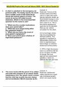 NCLEX-RN Practice Set and Lab Values &lpar;2025&rpar; 100&percnt; Solved Graded A&plus;