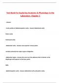 Test Bank For Exploring Anatomy & Physiology in the Laboratory  Chapter 1