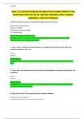 IAED ETC CERTIFICATION 2025 EXAM ACTUAL EXAM COMPLETE 200 QUESTIONS WITH DETAILED VERIFIED ANSWERS &lpar;100&percnt; CORRECT ANSWERS&rpar; &sol; WITH RATIONALES