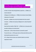 Arbys Management Test Exam  Questions and Answers 100&percnt; Solved