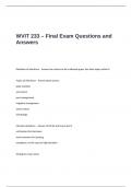 WVIT 233 &ndash; Final Exam Questions and Answers