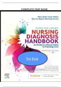 Test Bank Ackley and Ladwig&rsquo;s Nursing Diagnosis Handbook 13th Edition by Mary Beth Flynn Makic &comma; Marina Reyna Martinez-Kratz
