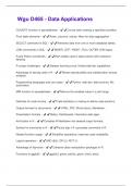 Wgu D465 - Data Applications Questions &plus; Answers Graded A&plus;