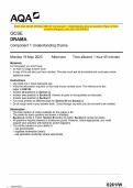 2023 AQA GCSE DRAMA 8261&sol;W Component 1 Understanding Drama Question Paper & Mark scheme &lpar;Merged&rpar; June 2023 &lbrack;VERIFIED&rsqb;