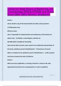 CALIFORNIA BARBER EXAM PACKAGE DEAL QUESTIONS AND VERIFIED DETAILED ANSWERS &vert; 100&percnt; GUARANTEED PASS &vert; ALREADY GRADED A&plus;