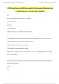 CTBS Exam Prep exam 2025 latest updated &vert;with complete 120 questions and VERIFIED answers &vert; 100&percnt; RATED CORRECT&excl;&excl;