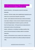 CFEI Definitions Exam Questions and  Verified Answers &vert; Latest Update