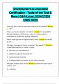 &lbrack;2024&rsqb;Dynatrace Associate Certification - Taste of the Test & More &vert; Q&A Latest 2024&sol;2025 &vert; 100&percnt; PASS