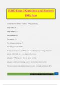 FLHD Exam 3 Questions and Answers 100&percnt; Pass