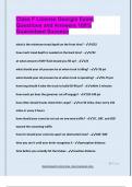 Class F License Georgia Exam  Questions and Answers 100&percnt;  Guaranteed Success