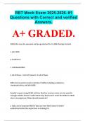 RBT Mock Exam 2025-2026&period; &num;1 Questions with Correct and verified Answers&period;  A&plus; GRADED&period;