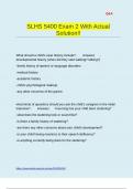 SLHS 5400 Exam 2 With Actual Solution&excl;&excl;