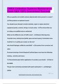 CWEA Collection Systems Maintenance Exam Q&A 100&percnt; Guaranteed Success
