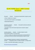 SLHS 42000 Quiz 1 With Correct Answers&excl;&excl;