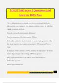 MNGT 3460 exam 2 Questions and Answers 100&percnt; Pass
