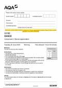 2023 AQA GCSE DANCE 8236&sol;W Component 2 Dance appreciation Question Paper & Mark scheme  &lpar;Merged&rpar; June 2023 &lbrack;VERIFIED&rsqb;