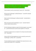 SUFFOLK COUNTY FOOD MANAGEMENT TEST COMPLETE EXAM QUESTIONS WITH VERIFIED ANSWERS &lpar;100&percnt; CORRECT ANSWERS&rpar; &sol;ALREADY GRADED A&plus;