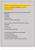 NCCER REVIEW EXAM Questions and Correct Answers ALREADY GRADED A&plus; LATEST VERSION 2025