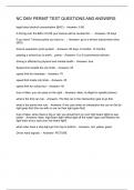 NC DMV PERMIT TEST QUESTIONS AND ANSWERS