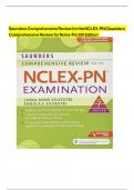 Complete Test Bank Saunders Comprehensive Review for the NCLEX-PN Examination 6th Edition Linda Anne Silvestri Questions & Answers with rationales &lpar;Chapter 6-66&rpar;