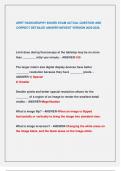ARRT RADIOGRAPHY BOARD EXAM ACTUAL QUESTION AND  CORRECT DETAILED ANSWER NEWEST VERSION 2025&sol;2026&period;