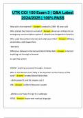 UTK CCI 150 Exam 3 &vert; Q&A Latest 2024&sol;2025 &vert; 100&percnt; PASS