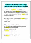 UTK CCI 150 Exam 3 Lisa Gary &vert; Q&A Latest 2024&sol;2025 &vert; 100&percnt; PASS
