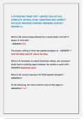 C-39 ROOFING TRADE TEST 1 NEWEST 2025 ACTUAL  COMPLETE 100 REAL EXAM QUESTIONS AND CORRECT  DETAILED ANSWERS &lpar;VERIFIED ANSWERS&rpar; ALREADY  GRADED A&plus;&period;