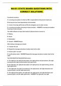 NA101 STATE BOARD QUESTIONS WITH CORRECT SOLUTIONS 