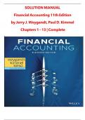 SOLUTION MANUAL Financial Accounting 11th Edition by Jerry J&period; Weygandt&comma; Paul D&period; Kimmel  Chapters 1 - 13 &vert; Complete