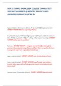 MDC 3 EXAM 2 RASMUSSEN COLLEGE EXAM LATEST  2025 WITH CORRECT QUESTIONS AND DETAILED  ANSWERS&sol;ALREADY GRADED A&plus;