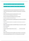 EMS 110 CHAPTER 36 QUIZ EXAM QUESTIONS AND ANSWERS WITH COMPLETE SOLUTIONS GRADED A&plus;&plus;