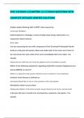 BUNDLE OF EMS 110 EXAM QUESTIONS WITH COMPLETE SOLUTIONS GRADED A&plus;&plus; LATEST UPDATE