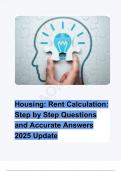 Housing&colon; Rent Calculation&colon; Step by Step Questions and Accurate Answers 2025 Update