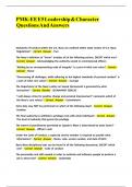 PMK-EE E5 Leadership & Character Questions And Answers&period;