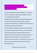 Lean Portfolio Management  Fundamentals Exam Q&A 100&percnt;  Guaranteed Pass