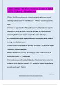 LSUS MHA 710 Economics Exam 4 Q&A  100&percnt; Solved &vert; Graded A&plus;