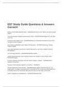 DST PACKAGE DEAL QUESTIONS WITH CORRECT ANSWERS