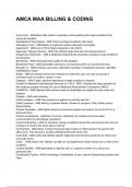 AMCA MAA BILLING & CODING NEWEST 2025&sol;2026 ACTUAL EXAM COMPLETE QUESTIONS AND CORRECT DETAILED ANSWERS &lpar;VERIFIED ANSWERS&rpar; &vert;ALREADY GRADED A&plus;&vert;&vert;BRAND NEW&excl;&excl;