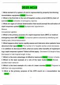 Heart Code 2025 ACLS Questions And Verified Answers