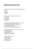 AMCA Practice Exam &num;2 NEWEST 2025&sol;2026 ACTUAL EXAM COMPLETE QUESTIONS AND CORRECT DETAILED ANSWERS &lpar;VERIFIED ANSWERS&rpar; &vert;ALREADY GRADED A&plus;&vert;&vert;BRAND NEW&excl;&excl;