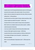 MDC 4 Exam 2 Rasmussen Questions  and Answers 100&percnt; Solved &vert; Graded A&plus;