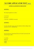   NJ CORE APPLICATOR TEST QUESTIONS AND ANSWERS 2025