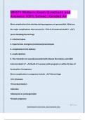 MN576 Midterm Exam Questions and  Answers 100&percnt; Solved &vert; Graded A&plus;